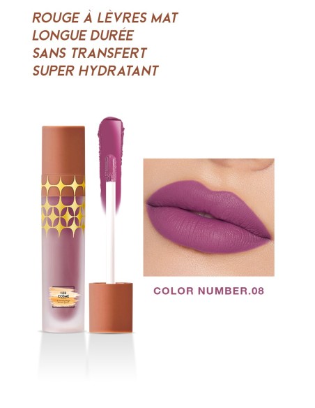 Rouge à lèvres Mat Anti-Gravity - 24 couleurs - 123 Cosmé
