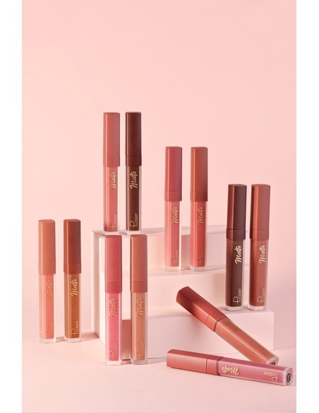 Rouge à lèvres Hyper Mat Mousse - 12 couleurs incroyables - 123 Cosmé