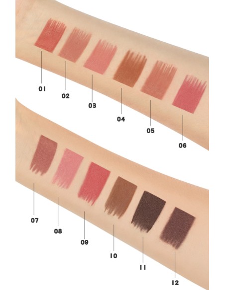 Coffret de 12 crayons à lèvres Lippie Pencil - Longue durée -123 Cosmé