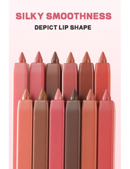 Coffret de 12 crayons à lèvres Lippie Pencil - Longue durée -123 Cosmé