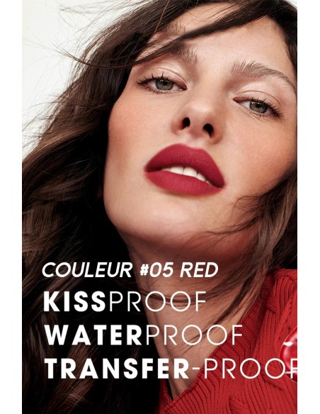 Encre à lèvres Marbrée - Fini mat et sans transfert - 123 Cosmé