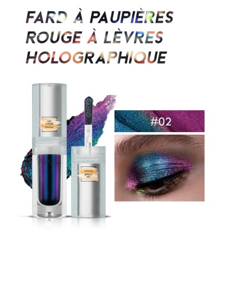 Fard à paupières / Rouge à lèvres Caméléon - 19 Couleurs - 123 Cosmé