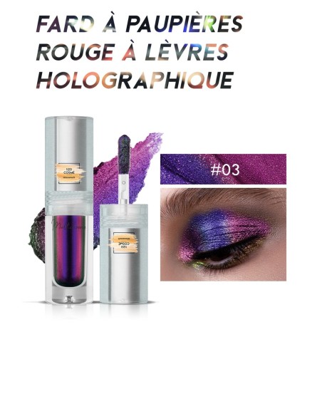 Fard à paupières / Rouge à lèvres Caméléon - 19 Couleurs - 123 Cosmé