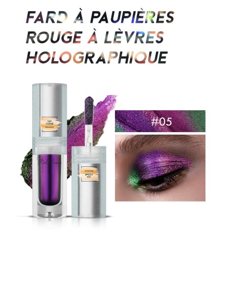 Fard à paupières / Rouge à lèvres Caméléon - 19 Couleurs - 123 Cosmé