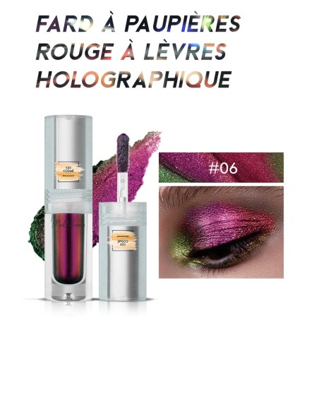 Fard à paupières / Rouge à lèvres Caméléon - 19 Couleurs - 123 Cosmé