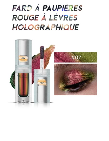 Fard à paupières / Rouge à lèvres Caméléon - 19 Couleurs - 123 Cosmé