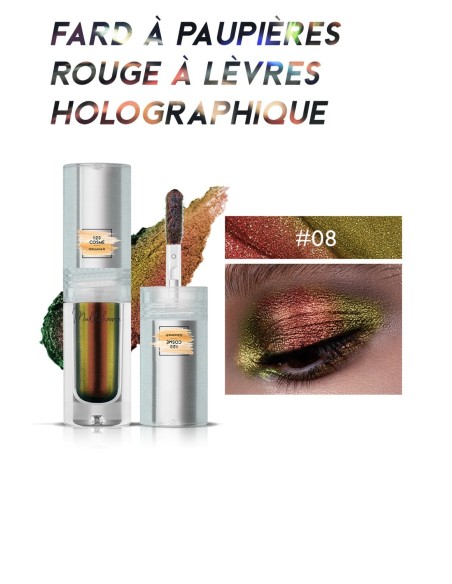 Fard à paupières / Rouge à lèvres Caméléon - 19 Couleurs - 123 Cosmé