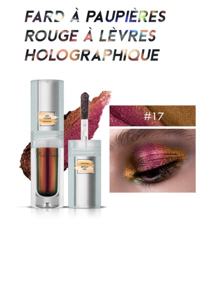 Fard à paupières / Rouge à lèvres Caméléon - 19 Couleurs - 123 Cosmé