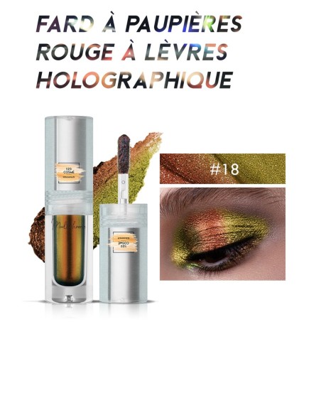 Fard à paupières / Rouge à lèvres Caméléon - 19 Couleurs - 123 Cosmé