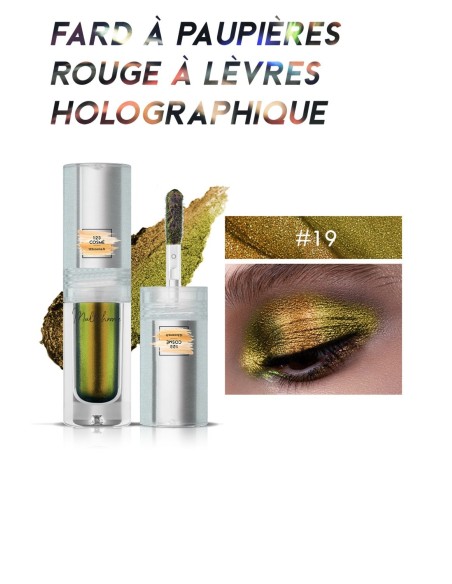 Fard à paupières / Rouge à lèvres Caméléon - 19 Couleurs - 123 Cosmé