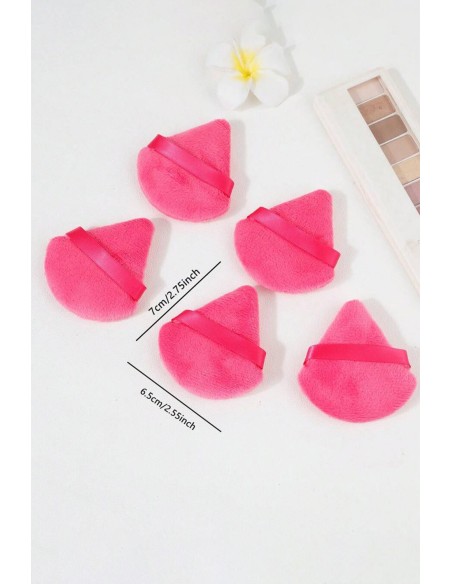 5 éponges triangle - maquillage pas cher - 123 Cosmé