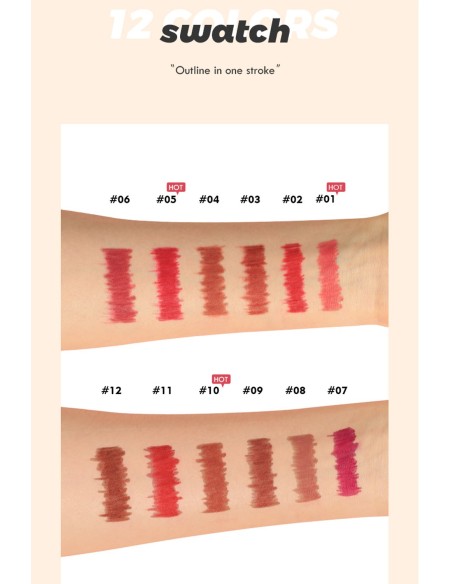 crayon à lèvres pas cher - 123 Cosmé