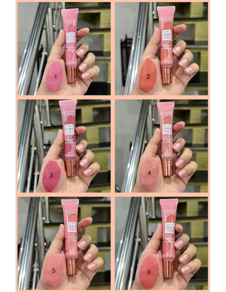 Lot de 6 Blush liquide -Effet bonne mine assuré à petit prix-123 Cosmé