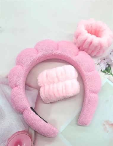 Serre tête avec Bracelets de Lavage - 123 Cosmé