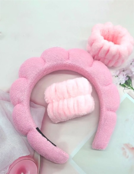 Serre tête avec Bracelets de Lavage - 123 Cosmé