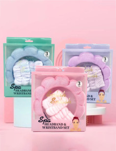 Serre tête avec Bracelets de Lavage - 123 Cosmé