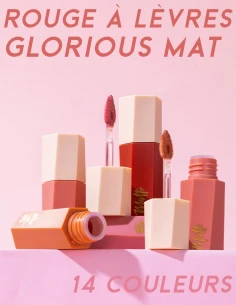 Rouge à lèvres Glorious Mat - 14 couleurs intenses - 123 Cosmé