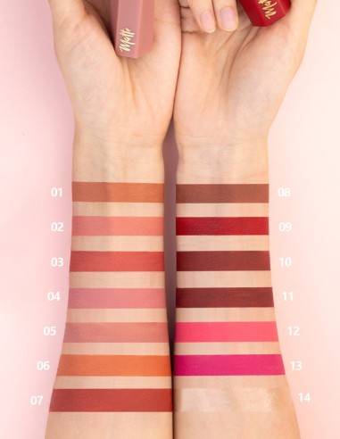 Rouge à lèvres Glorious Mat - 14 couleurs intenses - 123 Cosmé