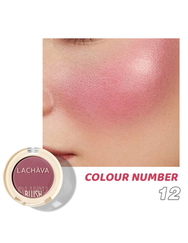 Fard à Joues Poudre - 12 Couleurs Intenses pour un Éclat Naturel - 123 Cosmé