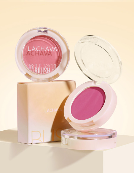 Fard à Joues Poudre - 12 Couleurs Intenses pour un Éclat Naturel - 123 Cosmé