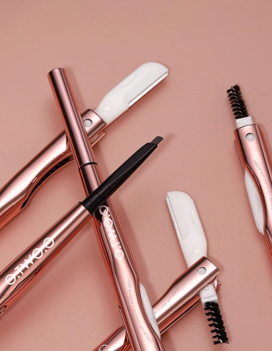 Crayon à Sourcils 3 en 1 : Précision, Longue Tenue & Résistance - 123 Cosmé