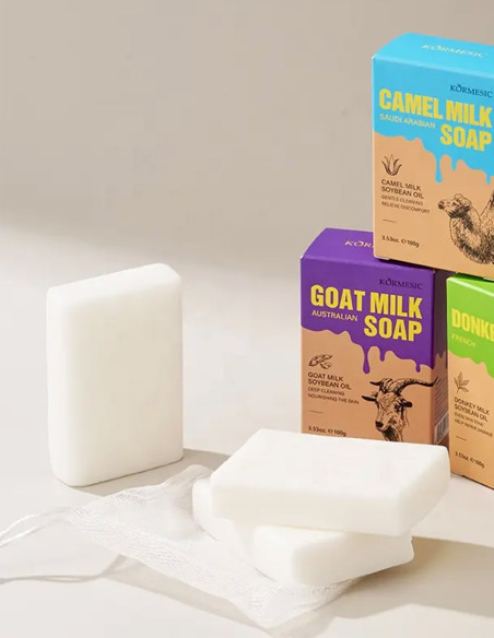 Savon Visage au Lait de Chèvre | Hydratation, Purification & Anti-Acné