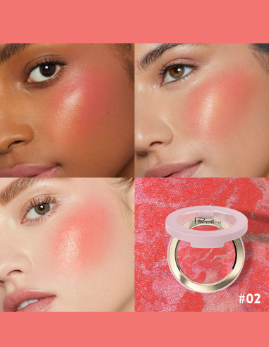 Blush Baked Marble : 8 Teintes Éclatantes – Maquillage Pas Cher