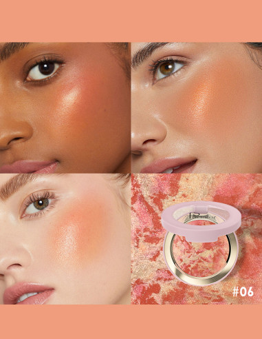 Blush Baked Marble : 8 Teintes Éclatantes – Maquillage Pas Cher