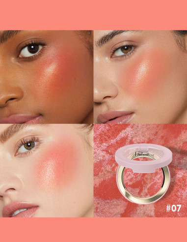 Blush Baked Marble : 8 Teintes Éclatantes – Maquillage Pas Cher