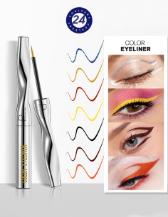 Eyeliner pas cher : Color Full Metal & Mat – 24 Couleurs Intenses