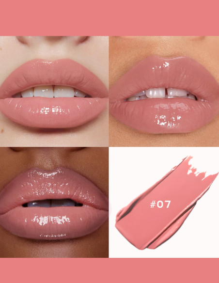 Rouge à lèvres brillant effet gloss Hydratant & repulpant - 123 Cosmé