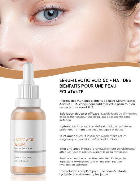 Sérum Lactic Acid 5% + HA