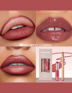 Kit à Lèvres Édition Limitée : Rouge à Lèvres Gloss + Crayon 2