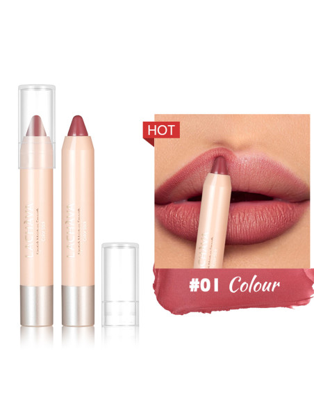 Rouge à Lèvres Crayon Ultra Mat - Couleur Intense & Vegan