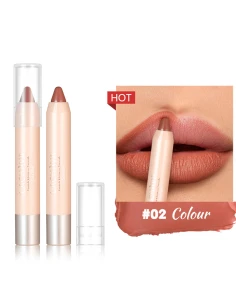 Rouge à Lèvres Crayon Ultra Mat - Couleur Intense & Vegan 2