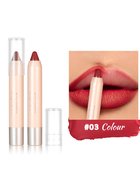 Rouge à Lèvres Crayon Ultra Mat - Couleur Intense & Vegan