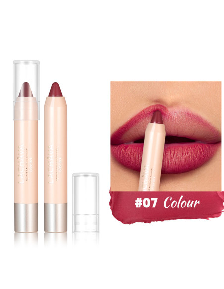 Rouge à Lèvres Crayon Ultra Mat - Couleur Intense & Vegan