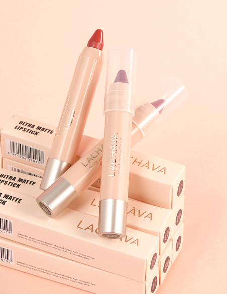 Rouge à Lèvres Crayon Ultra Mat - Couleur Intense & Vegan