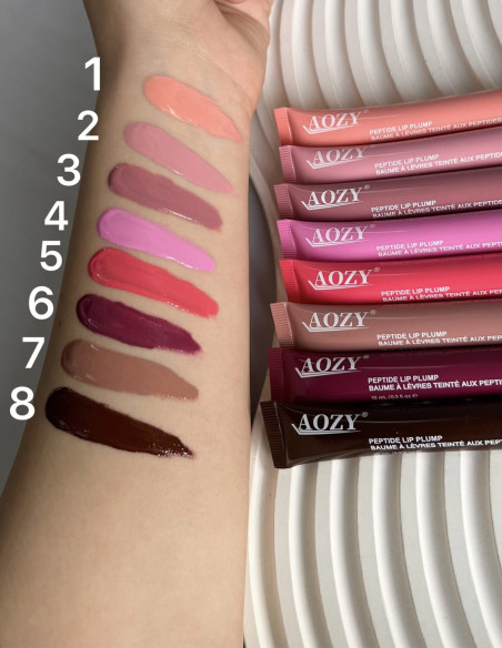 Gloss Repulpant Teinté – Volume & Soin aux Peptides