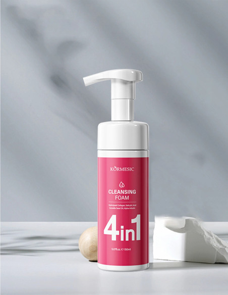 Mousse nettoyante Visage peau grasse