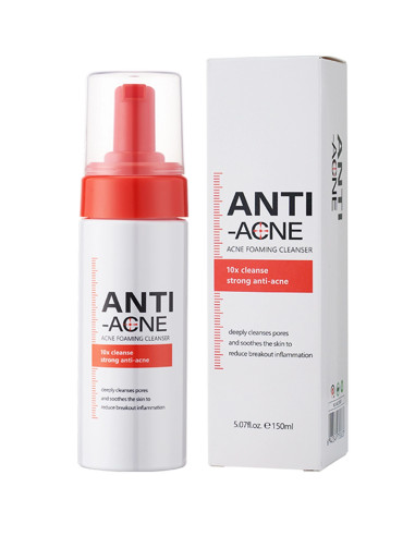 Mousse nettoyante Visage Anti-Acné - soins du visage