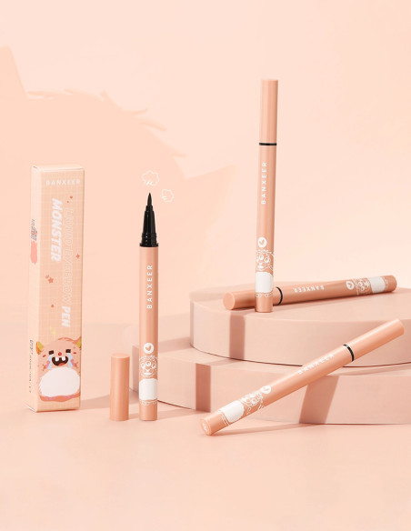 Feutre à Sourcils Marron 3-en-1 - Waterproof & Précis