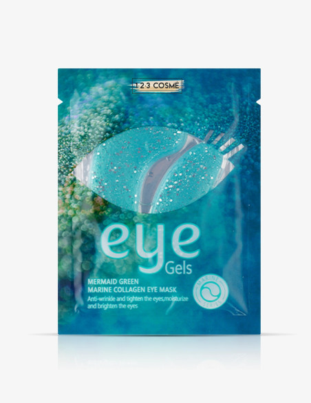 Gel Pads pour les Yeux au Collagène Marin Mermaid Green
