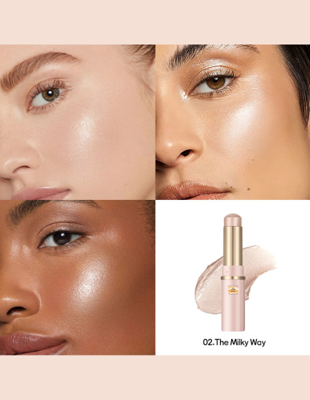 Glossy Stick : Maquillage Multi-Usage 8 Teintes Lumineuses