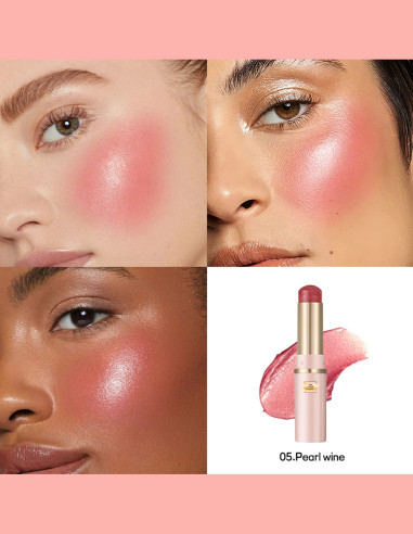 Glossy Stick : Maquillage Multi-Usage 8 Teintes Lumineuses