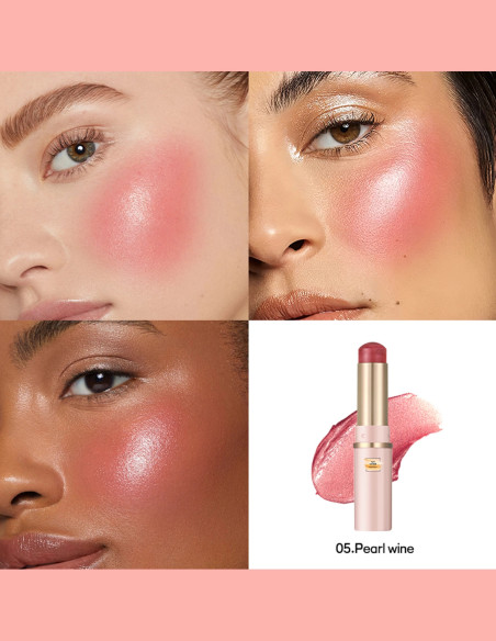 Glossy Stick : Maquillage Multi-Usage 8 Teintes Lumineuses