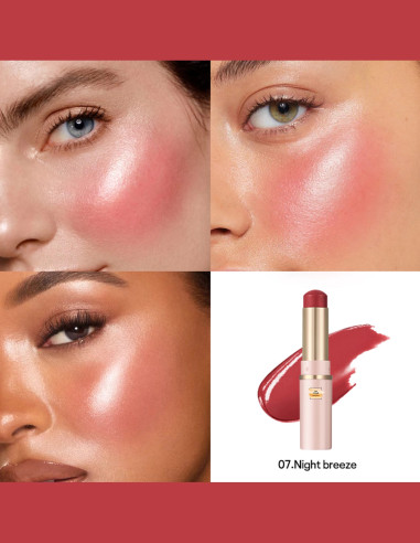 Glossy Stick : Maquillage Multi-Usage 8 Teintes Lumineuses