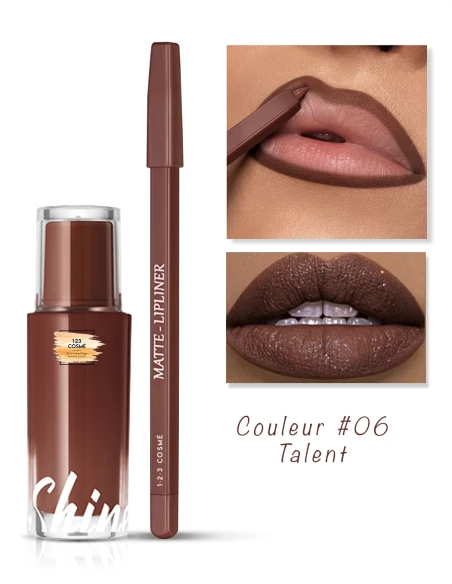 Combo lèvres Talent – Chocolat profond et éclat subtil
