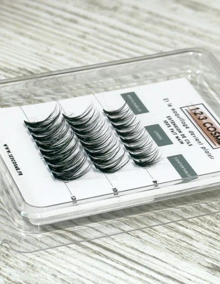 Extensions de cils fait main – Léger et réutilisable - 123 Cosmé