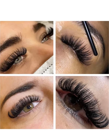 Extensions de cils pas cher courbure D– Léger et réutilisable